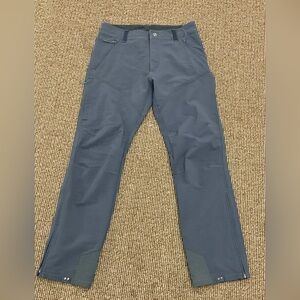 Men’s 32 x 32 Kuhl Klash Grey Soft Shell Water Repellent Hybrid Tech Pants